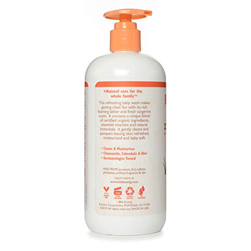 Little Twig All Natural Baby Wash, Tangerine, 17 Fl Oz (BW1602)