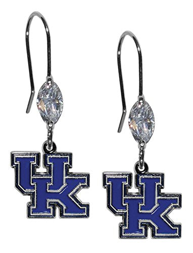 NCAA Siskiyou Sports Womens Kentucky Wildcats Crystal Dangle Earrings One Size Team Color