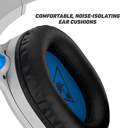 Turtle Beach Recon 70 PlayStation Gaming Headset for PS5, PS4, Xbox Series X/ S, Xbox One, Nintendo Switch, Mobile, and PC with 3.5mm - Flip-to-Mute Mic, 40mm Speakers, 3D Audio – White