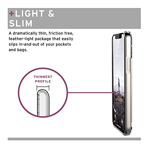[U] by UAG Designed for iPhone 12 Case/iPhone 12 Pro Case [6.1-inch Screen] Lucent Slim Fit Lightweight Stylish Transparent Impact Resistant Protective Phone Cover, Ice