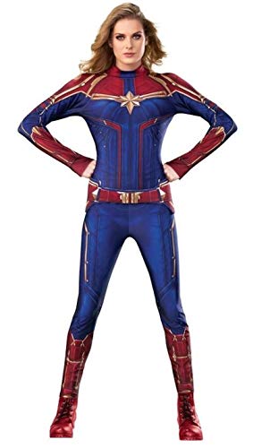 Rubie's Women's Captain Marvel Hero Suit Adult Sized Costumes, As Shown, X-Small US