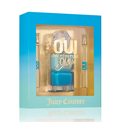 OUI Juicy Couture Splash 3 Piece Fragrance Gift Set, Perfume for Women