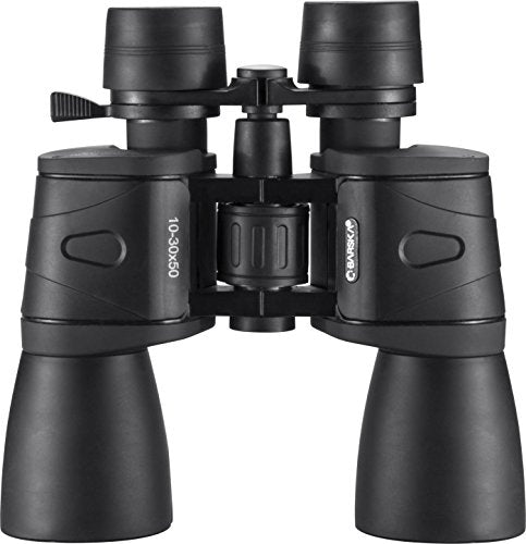 BARSKA unisex-adult 10-30x50 Zoom Gladiator Binocular Black/Black, 21.1 x 7.9 x 24.1