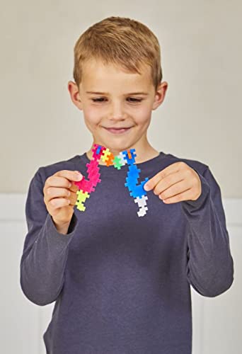 PLUS PLUS – Neon Mix - 300 Piece, Construction Building Stem/Steam Toy, Mini Puzzle Blocks for Kids