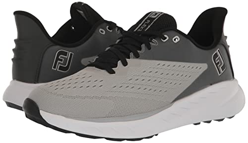 13 FootJoy Men's Fj Flex Xp Golf Shoe, Grey/Charcoal