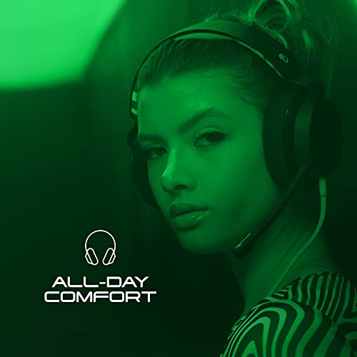 Skullcandy SLYR Wired Over-Ear Gaming Headset/Soft Earpads/Boom Mic/Gaming Headphone/Use with Playstation, PS5, Xbox, Xbox Series X, Nintendo Switch, Mobile, VR, and PC/Kids or Adult - Green