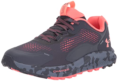 Under Armour Women's Charged Bandit 2 --Running Shoe, (500) Tempered Steel/Blitz Red/Blitz Red, 8.5
