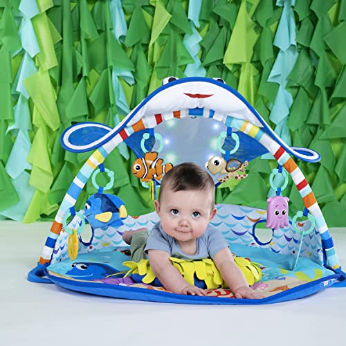Bright Starts Disney Baby Finding Nemo Mr. Ray Ocean Lights and Music Gym, Ages Newborn +