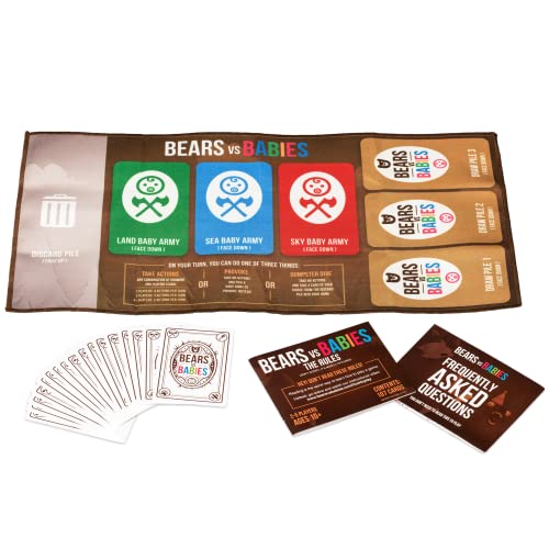 Bears vs Babies by Exploding Kittens - A Monster-Building- Family-Friendly Party Games - Card Games For Adults, Teens and Kids