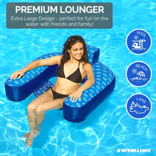 Swimline 15120DC Designer Chair Loop Lounger, Classic XL