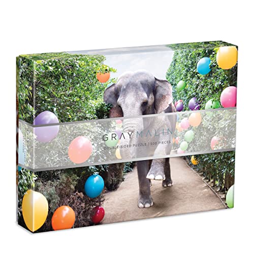 Gray Malin at The Parker Double-Sided Puzzle, 500 Pieces, 24” x 18” – Art Jigsaw Puzzle Featuring Malin’s Iconic Photography–Thick, Sturdy Pieces, Challenging Family Activity, Great Gift Idea