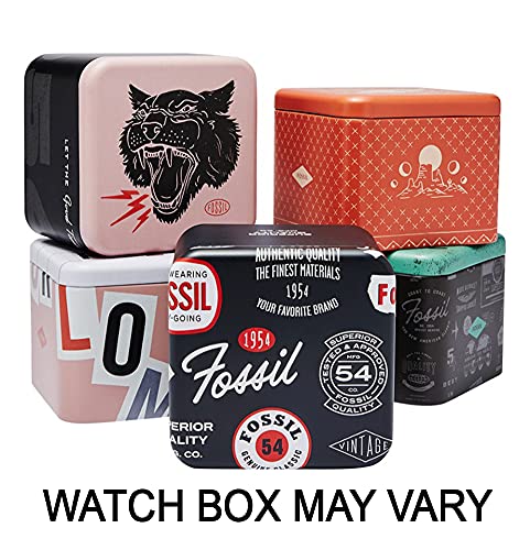 Fossil Women's Jesse Quartz Stainless Steel Three-Hand Watch, Color: Rose Gold Glitz (Model: ES3020)