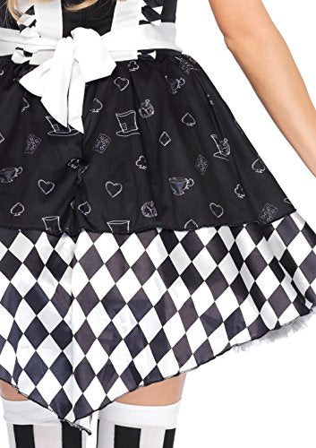 Leg Avenue Women's Costume, Black/White, Small