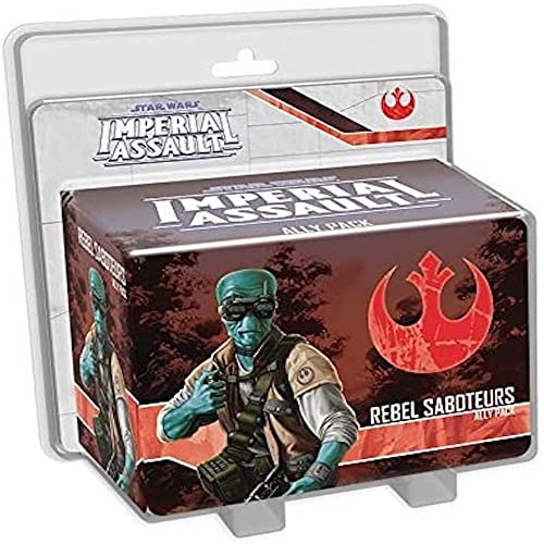 Star Wars Imperial Assault Board Game Rebel Saboteurs ALLY PACK | Strategy Game | Battle Game for Adults and Teens | Ages 14+ | 1-5 Players | Avg. Playtime 1-2 Hours | Made by Fantasy Flight Games