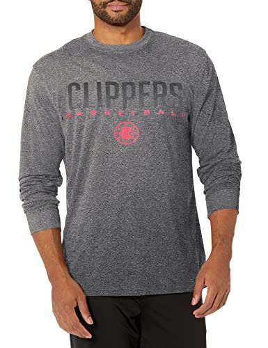 Ultra Game -NBA Men's Active Long Sleeve Pullover T-Shirt