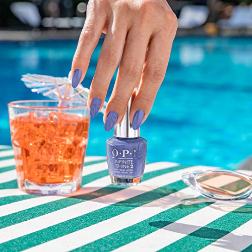 OPI Infinite Shine 2 Long-Wear Lacquer, Oh You Sing, Dance, Act, and Produce?, Blue Long-Lasting Nail Polish, Hollywood Collection, 0.5 fl oz
