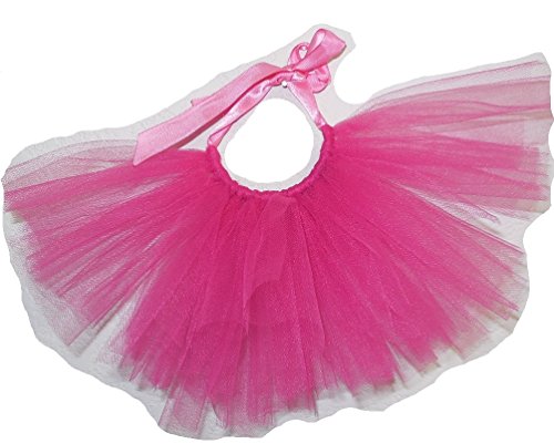PAWPATU Tulle Tutu for Dogs or Cats, Large, Hot Pink