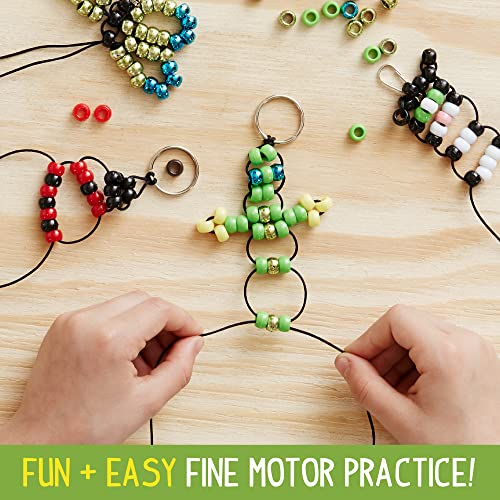 Made By Me Create Your Own Bead Pets by Horizon Group Usa, Includes Over 600 Pony Beads, 6 Key Rings, Storage Box and Much More