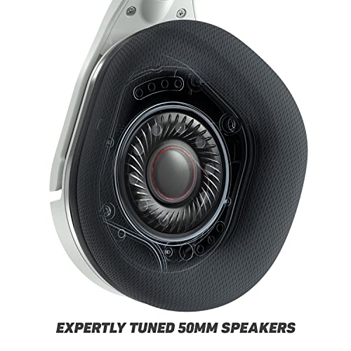 Turtle Beach Stealth 600 Gen 2 Wireless Gaming Headset for PlayStation 5, PS4 Pro, PS4 and Nintendo Switch with 50mm Speakers, 15-Hour Battery life, Flip-to-Mute Mic, and Spatial Audio - White (Renewed)