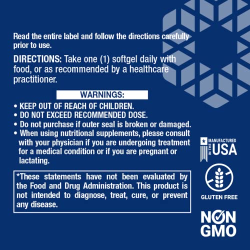 Provinal Purified Omega-7 - Daily Essential Omega 7 Fatty Acids Supplement, Palmitoleic Acid Fish Oil For Heart Health and Inflammation Management - Gluten-Free, Non-GMO - 30 Softgels Month Supply