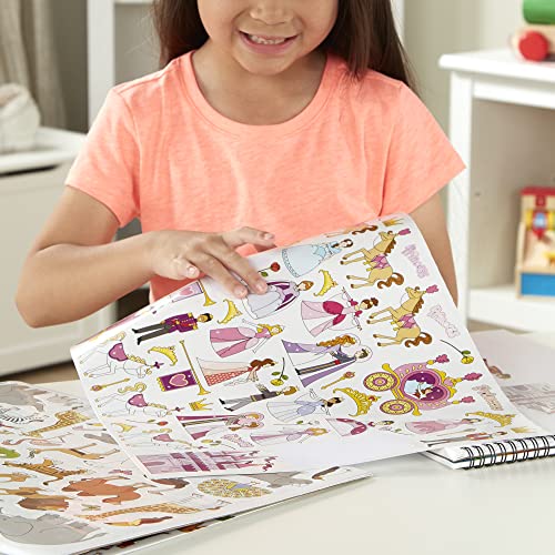 Melissa and Doug Sticker Collection Book: Princesses, Tea Party, Animals, and More - 500+ Stickers