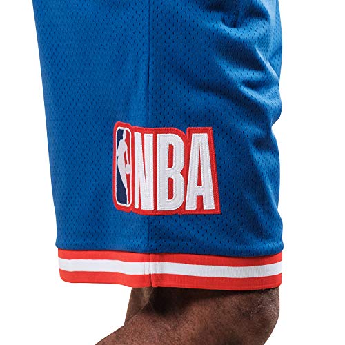 Ultra Game NBA NBA Mens Chrome Basketball Shorts, Royal Blue, XX-Large