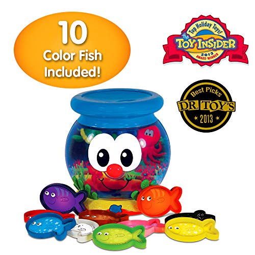 The Learning Journey: Learn With Me - Color Fun Fish Bowl - Color Teaching Toddler Toys and Gifts for Boys and Girls Ages 2 Years and Up - Preschool Learning Toy, Multicolor