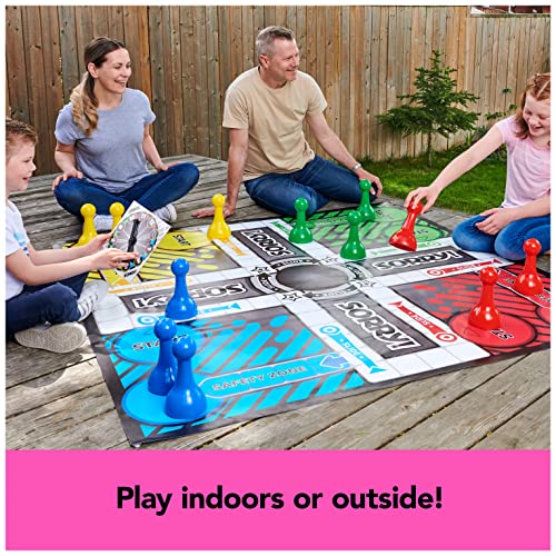 Giant Sorry! Classic Family Board Game Indoor Outdoor Retro Party Activity Summer Toy with Oversized Gameboard, for Adults and Kids Ages 6 and up