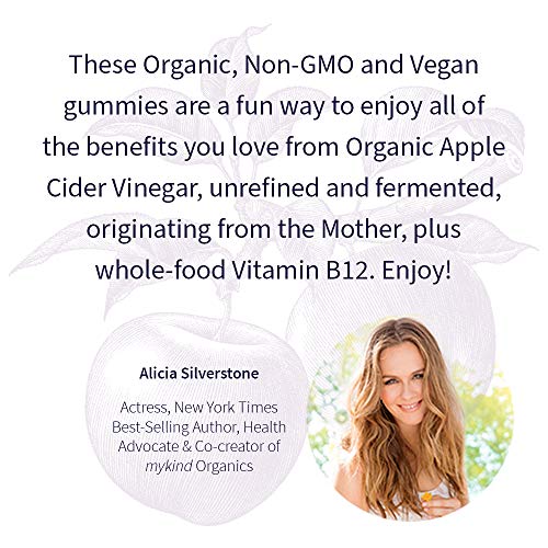 Garden of Life Apple Cider Vinegar Diet Gummies mykind Organics - Organic ACV Gummy Vitamins with Svetol Green Coffee Bean Extract to Burn Fat - 63 Vegan Non-GMO Gummies for Weight Loss and Detox