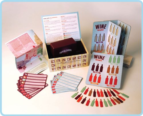 Wine Wars : A Trivia Game for Wine Geeks and Wannabes (Gifts for Winos, Wine Lover Gifts, Adult Trivia Games)