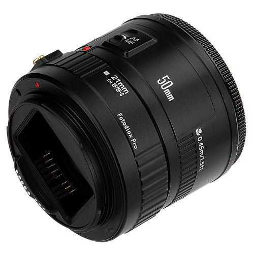 Fotodiox Pro Auto Macro Extension Tube, 21mm Section - for Canon EOS EF/EF-s Lenses for Extreme Close-up with Autofocus and Auto-Exposure