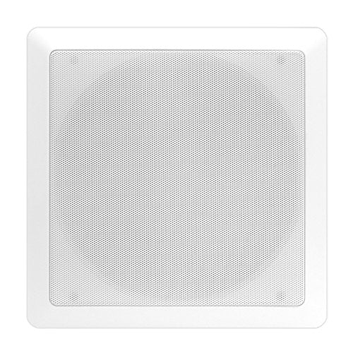 Pyle Ceiling Wall Mount Enclosed Speaker - 360 Watt Stereo In-wall / In-ceiling 10' Enclosed Full Range Subwoofer Speaker System - 40Hz-3kHz Frequency Response, 8 Ohm, Flush Mount PDIWS10 (White)