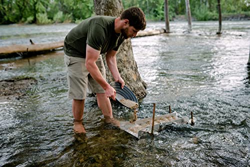 Stansport Yukon Deluxe Gold Prospecting Kit with Pick, Black