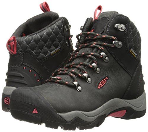 KEEN Women's Revel III Winter Boot, Black/Rose, 6.5 M US