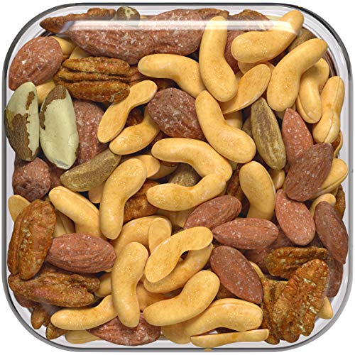 Fisher Snack Deluxe Mixed Nuts, 24 Ounces, Cashews, Almonds, Pecans, Brazil Nuts