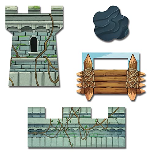 Castle Panic 2nd Edition | Family Board Game | Board Game for Adults and Family | Cooperative Board Game | Ages 8+ | for 1 to 6 Players | Average Playtime 45 Minutes | Made by Fireside Games