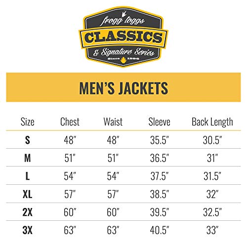 Frogg Toggs Bull Frogg Waterproof Rain Jacket, Stone, XX-Large