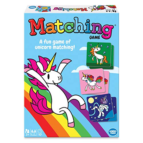 Wonder Forge Unicorn Memory Matching Board Game For Boys and Girls Age 3 To 5 - A Fun and Fast Magical Memory Game, Model:60001790