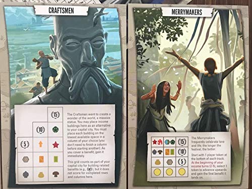 Stonemaier Games Tapestry Board Game - A Civilization Building Stonemaier Game with 18 Painted Landmark Miniatures for 1-5 Players, Ages 14+