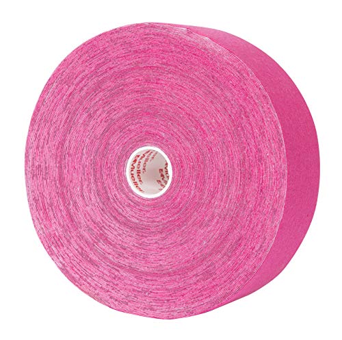 Mueller Sports Medicine Kinesiology Tape, Continuous Roll, Pink, 30 Meters