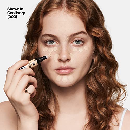 Revlon ColorStay Skin Awaken 5-in-1 Concealer, Lightweight, Creamy Longlasting Face Makeup with Caffeine and Vitamin C, For Imperfections, Dark Circles and Redness, 003 Cool Ivory, 0.27 fl oz