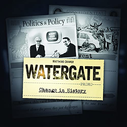 Capstone Games: Watergate, Strategy Board Game, History of Watergate Included With Game, Not Essential to Play, 2-Player Game of the Year 2019, Ages 12 and Up