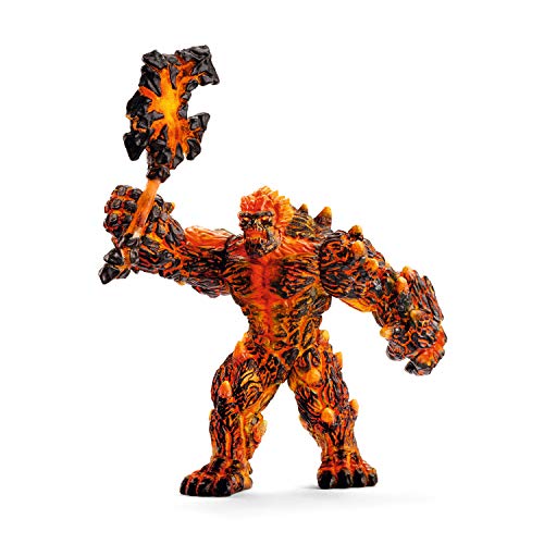 Schleich Eldrador, Eldrador Creatures, Action Figures for Boys and Girls 7-12 years old, Lava Golem with Weapon