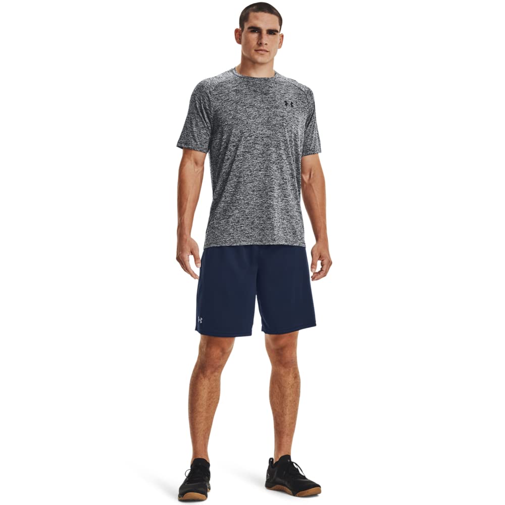 Under Armour mens Tech 2.0 Short-Sleeve T-Shirt , Gray (002)/Black , Medium