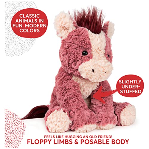 GUND Cozys Collection Horse Stuffed Animal Plush for Ages 1 and Up, Pink/Red, 10”