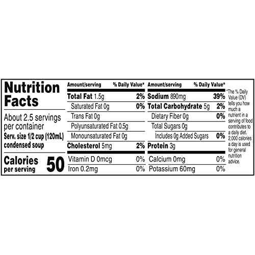 Campbell's Condensed Beefy Mushroom Soup, 10.5 Ounce Can (Pack of 12)