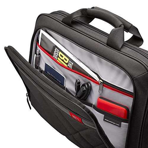 Case Logic 15-Inch Laptop and Tablet Briefcase, Black (DLC-115)