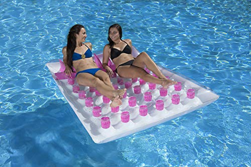 Poolmaster Double French Pocket Swimming Pool Mattress Float Lounge