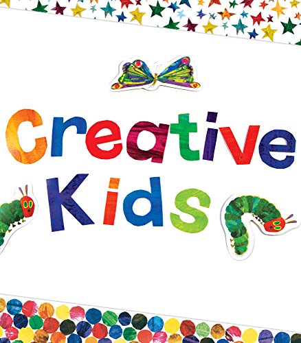 World of Eric Carle 219 Piece 4 Inch Colorful Tissue Bulletin Board Letters for Classroom, Alphabet Letters, Numbers, Punctuation and Symbols, Cutout Letters for Bulletin Boards