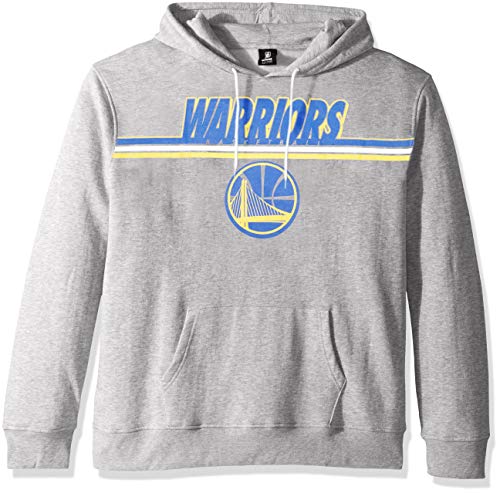 Ultra Game NBA Golden State Warriors Mens Fleece Hoodie Pullover Sweatshirt Out Of Bounds, Heather Gray, XX-Large